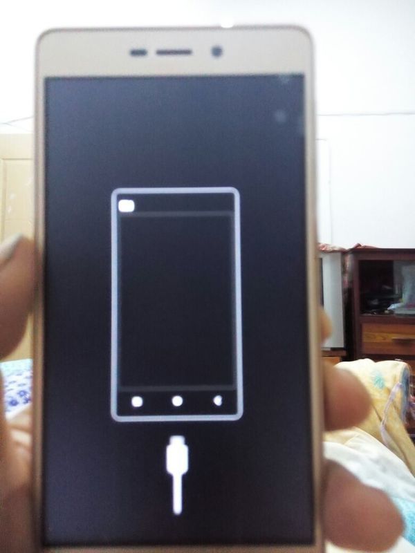 我刚买了红米3进双清模式怎出现这个图标,什么