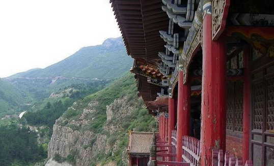 悬空寺-山西广灵小悬空寺