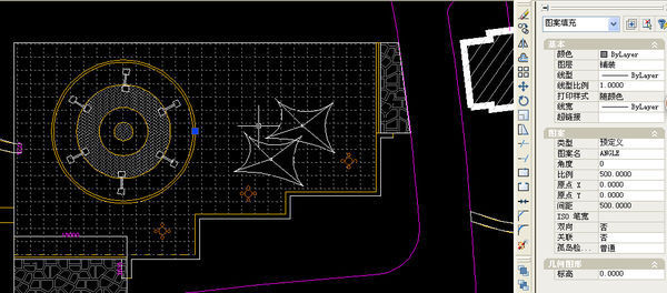 CAD2007这个填充选中图案无法显示面积_36