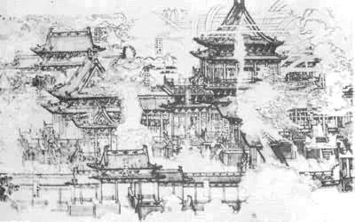 开封的皇宫前身是唐代汴州宣武军节度使的使衙署.图片
