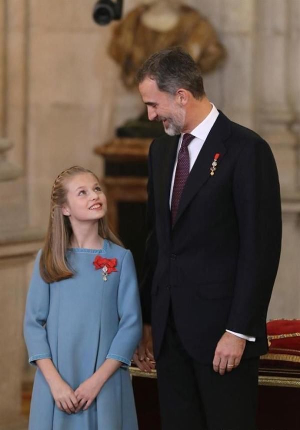 有一种父女情深叫费利佩六世与莱昂诺尔公主,