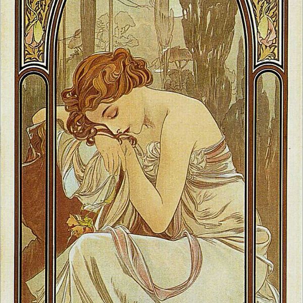 穆夏的这幅画是什么系列的?顺便求高清图。还