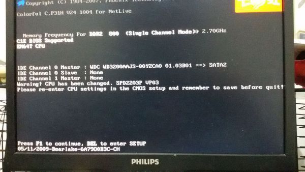 电脑开机后出现press f1 to continue,dwltoenter