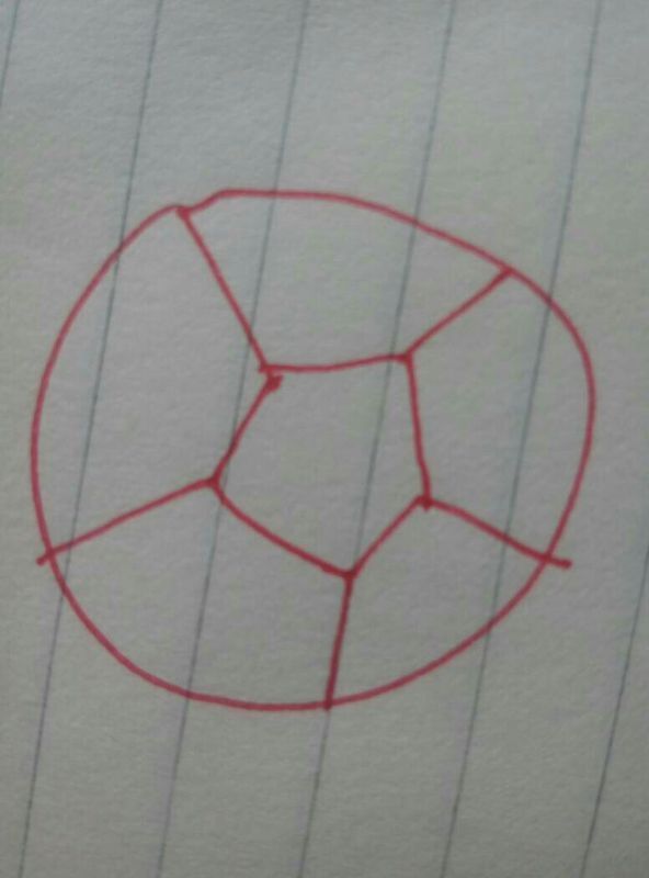 一年级作业画个足球,怎么画呀_360问答