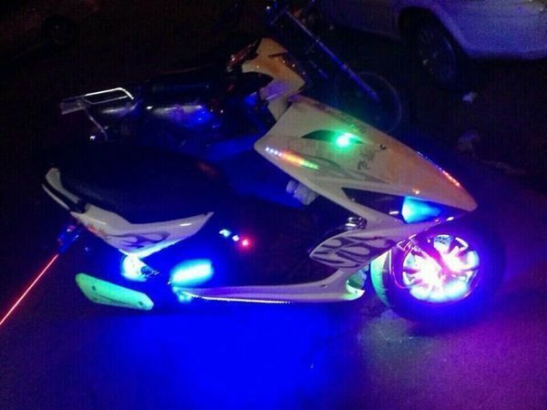 谁知道鬼火踏板车改装成这样大概要多少钱??