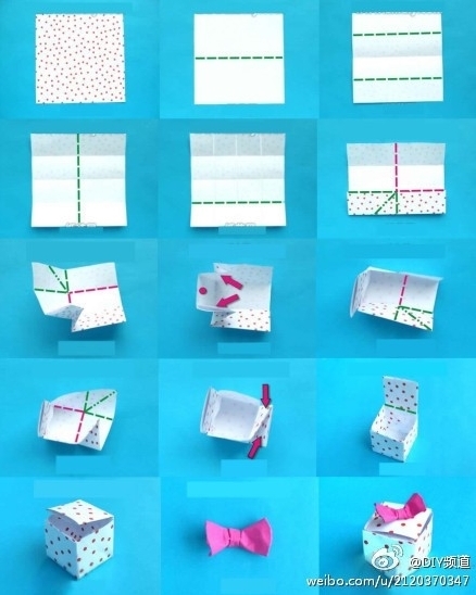 礼物盒子怎么叠_360问答