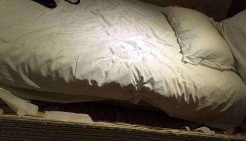 两名女子在宾馆住宿，洗完澡出来后发现床在动，吓得急忙报警