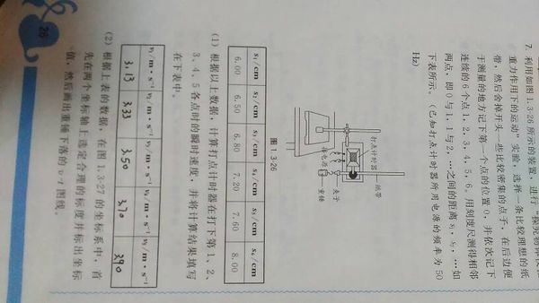 高一物理求加速度 用逐差法算出来是约等于10