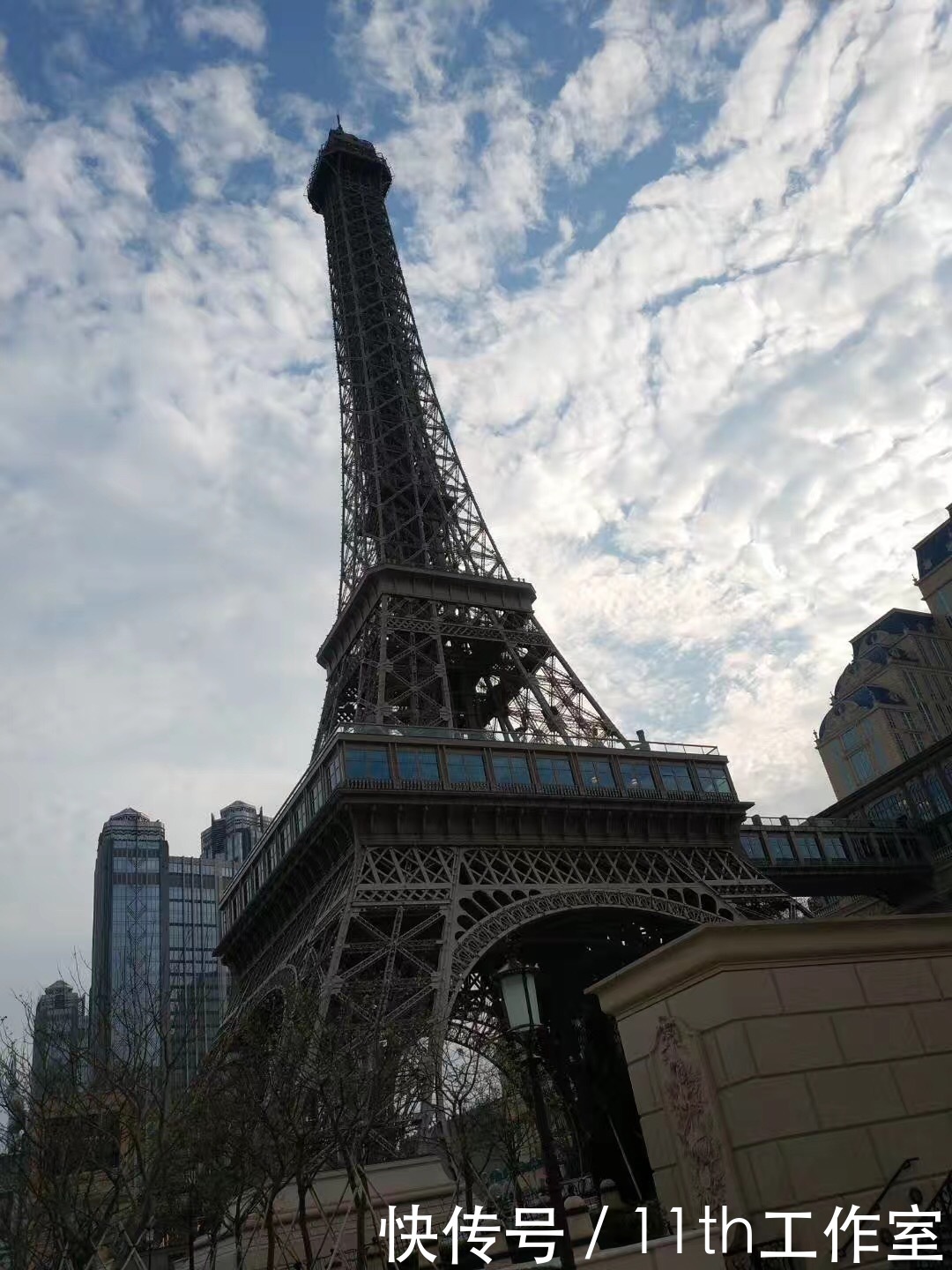 澳门巴黎人外景,流光溢彩