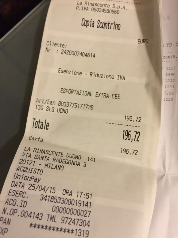 意大利的发票副本是这样的吗?_360问答