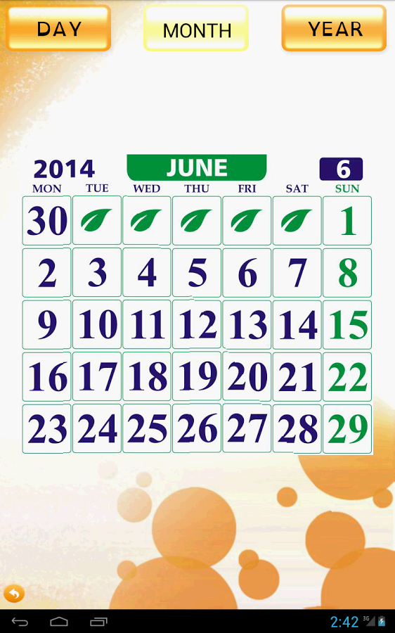 English Tamil Calendar 2014截图6