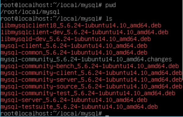 Linux中安装MySQL,一只安装失败然后显示路径