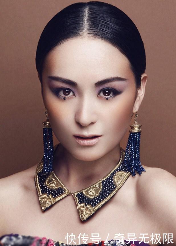 泪痣妆千奇百怪,范冰冰似狐狸,颖宝秒变男神,她