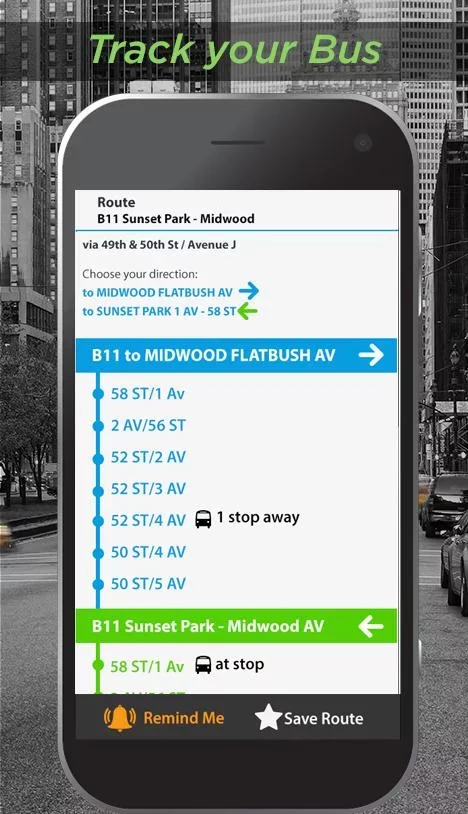 NYC Bus Time Pro截图2