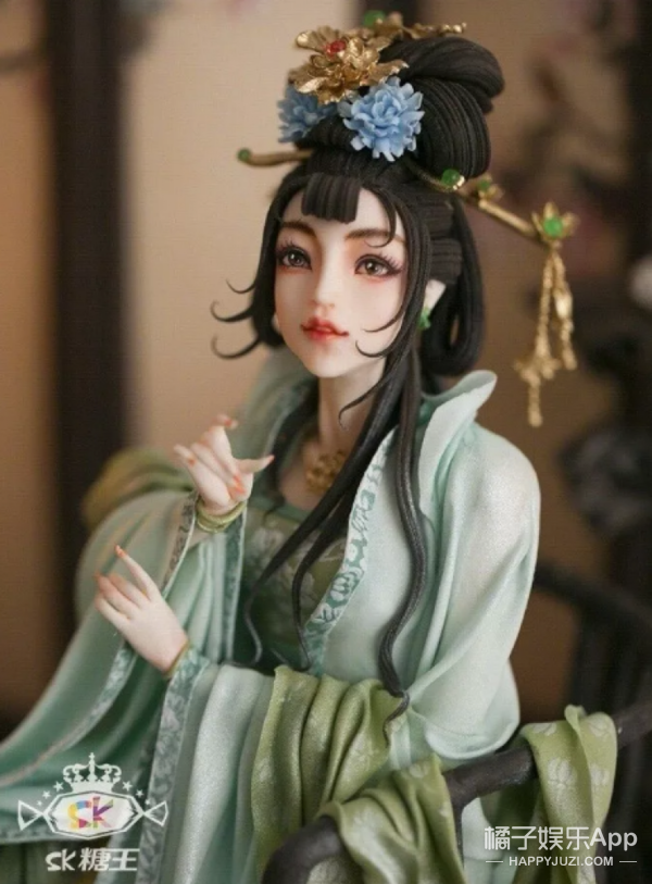 当翻糖蛋糕做成古典美女,精致到如此地步你还下的嘴吗?