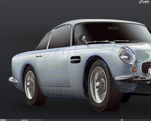 实用绘画教程:AI鼠绘汽车不亚于3D渲染_360问