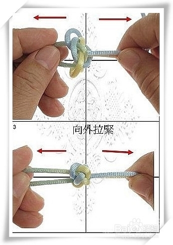 情侣红绳手链编法_360问答