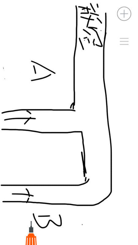 求助物理老师 一个大气压的气流在A.B两处进去