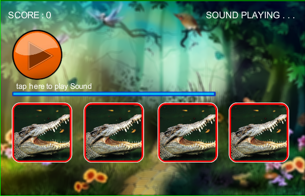 Wild Animals Sound Puzzle截图1