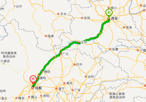 从西安到四川的达州高速公路地图_360问答
