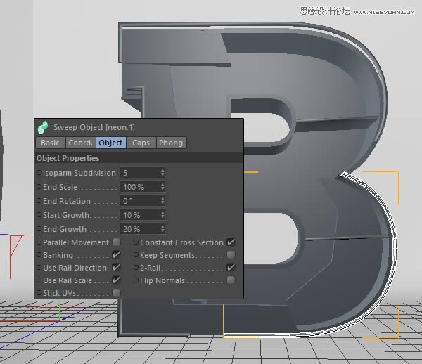 Photoshop结合C4D制作立体效果的木纹字_36