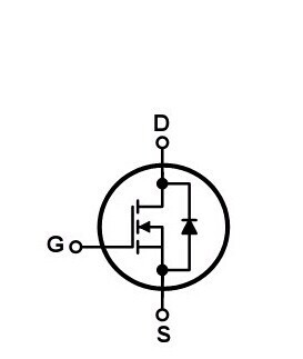 MOS场效应管CS2N60 如何用万用表测量它是