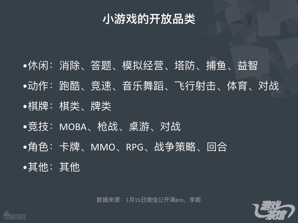 Cocos王哲:聊聊微信小游戏