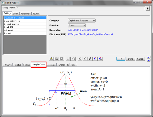 origin数据拟合,尤其是非线性拟合时,各个英文函