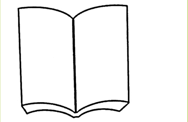 如何简笔画打开的书_360问答