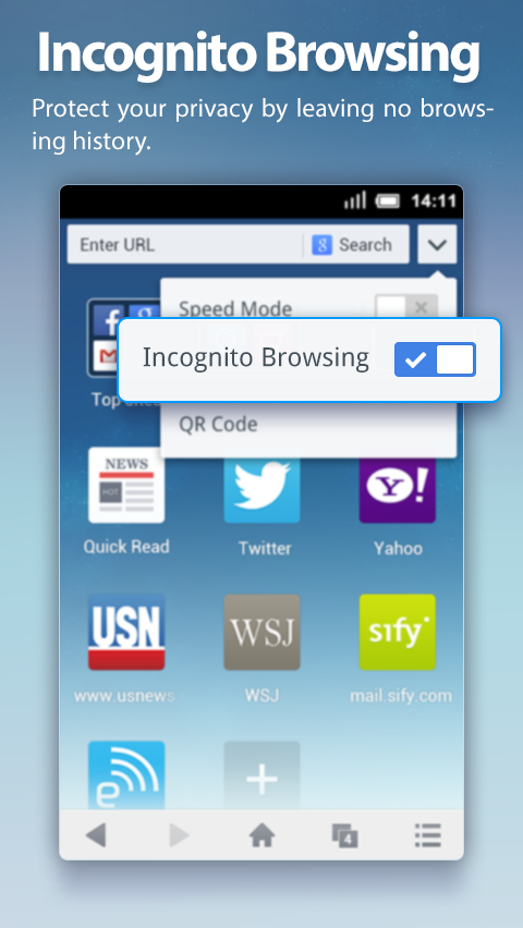 UC Browser Mini for Android截图8