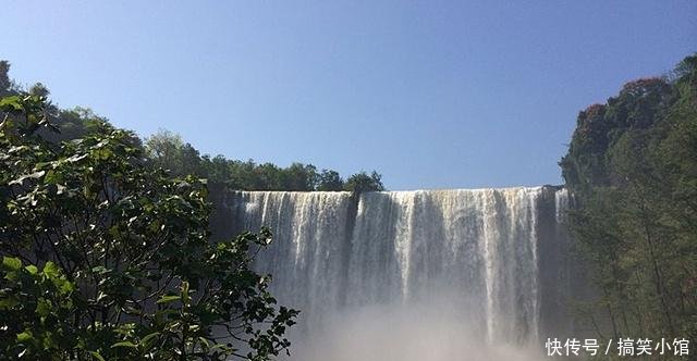 中国第一大瀑布比壶口瀑布震撼,比黄果树瀑布