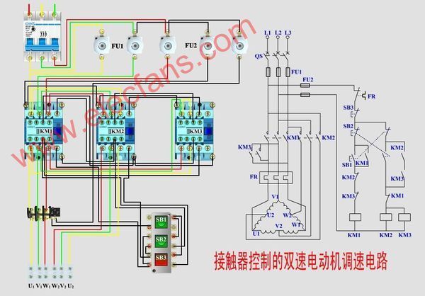 双速电机高低速电路图【相关词_双速电机高低速接线图