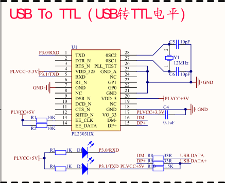 求stc89c52rc单片机最小系统电路图。_360问