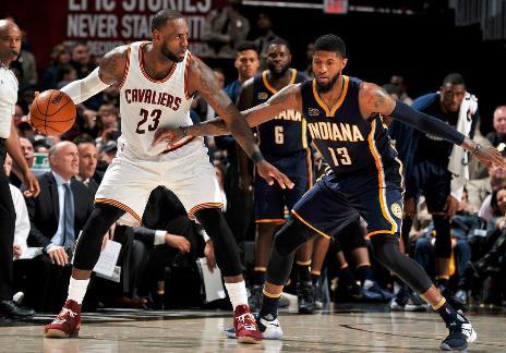 骑士大逆转步行者锁定首轮主场优势,米切尔哈登合砍66分