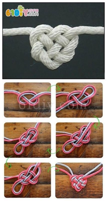 用绳子怎么编爱心_360问答