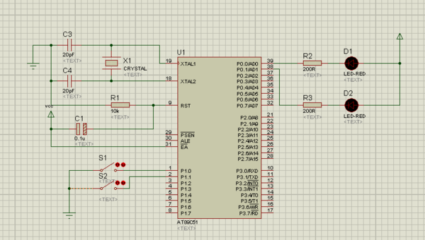 protues中按键控制led 灯不亮_360问答