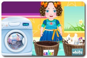 女孩洗衣服,女孩洗衣服小游戏,360小游戏-360