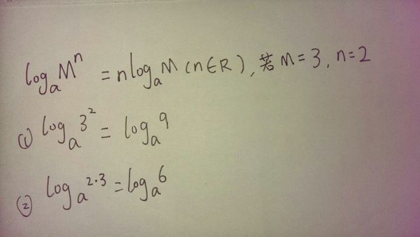 高中数学,对数函数,这个公式中的n是指数的n次