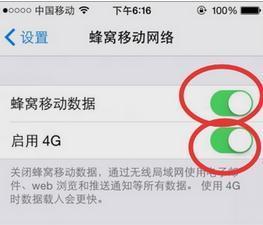 苹果6s plus怎么打开移动数据_360问答