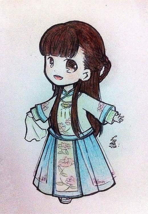 奇迹暖暖q版萌图s君大触绘画作品欣赏_图集_