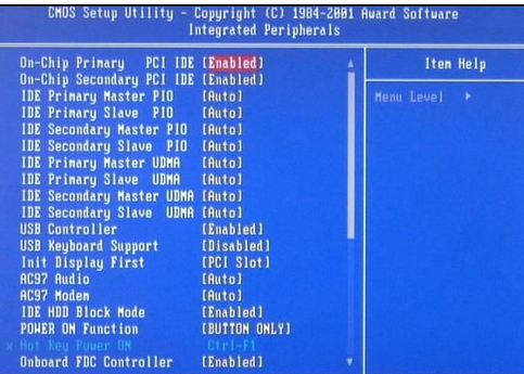 电脑没声音了 怎么看BIOS里面声卡是否关闭 ?