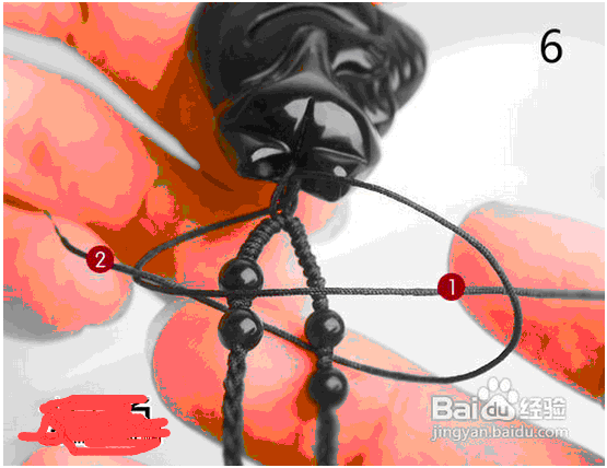 吊坠绳结的打法图_360问答