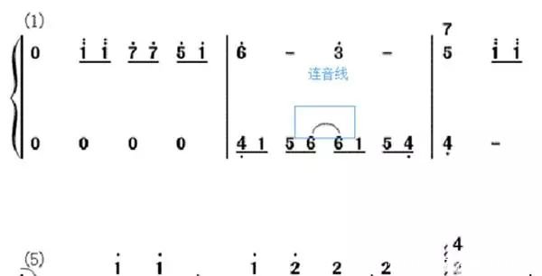 初自学简谱_电子琴入门自学简谱