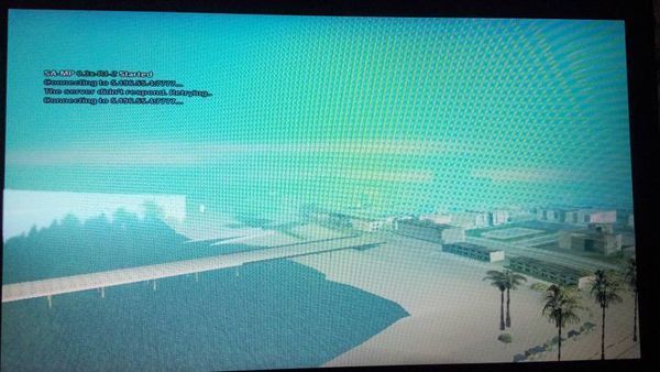 侠盗猎车手:圣安地列斯用samp联机,进去后是图