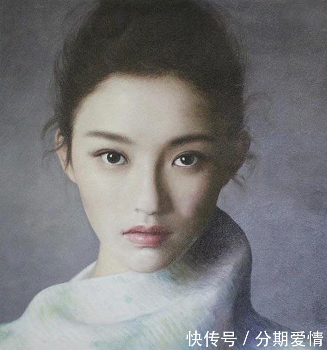 冷军画光头被质疑是美女但卖千万,改画丝袜打架照片美女穿图片