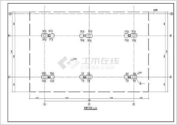 加油站罩棚结构图