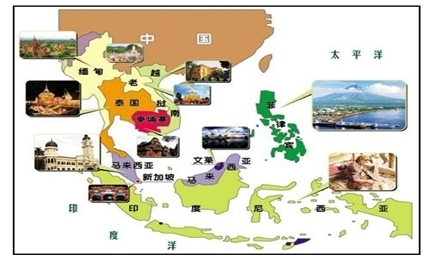 东南亚国家联盟的10个成员国文莱、菲律宾、