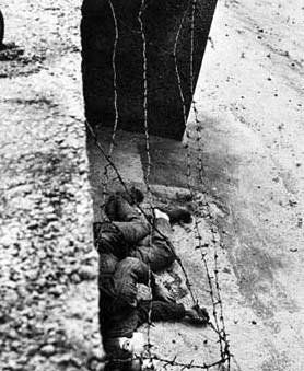 柏林墙及其上方的条状空域属于东德的领土领空