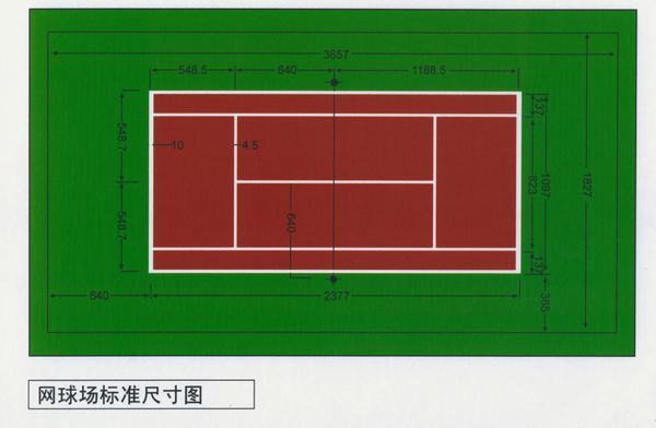 网球场尺寸图纸最好有图纸清晰的。谢谢了_3