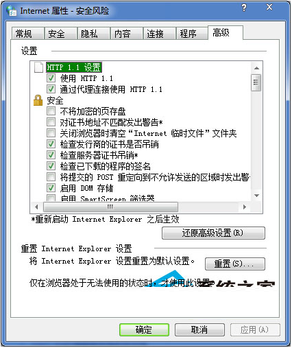 Win7系统在线看视频出现黑屏或白块的解决方